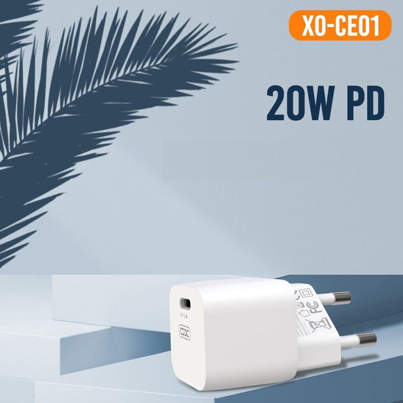 کلگی فست شارژ XO XO-CE01 3A PD QC3.0 20W Type-C