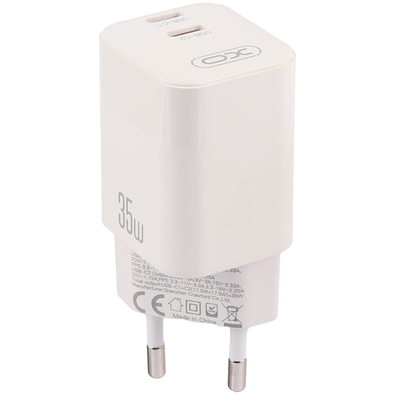 کلگی فست شارژ XO XO-CE07 2port 3A QC3.0 PD 35W