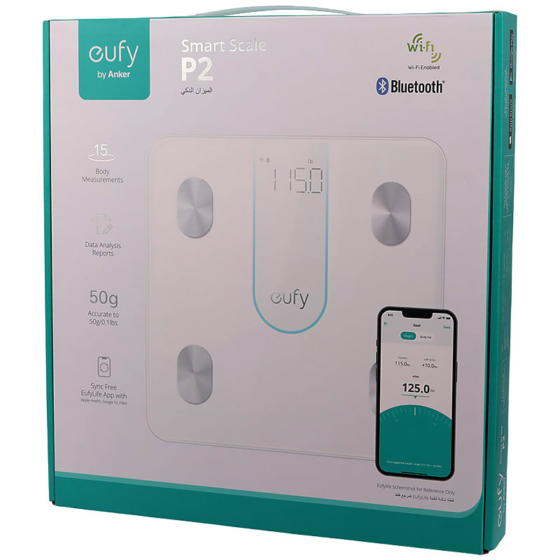 ترازو دیجیتال هوشمند Anker Eufy Smart Scale P2 T9148K21