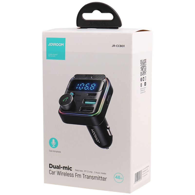 شارژر فندکی + FM Player بلوتوثی Joyroom JR-CCB01