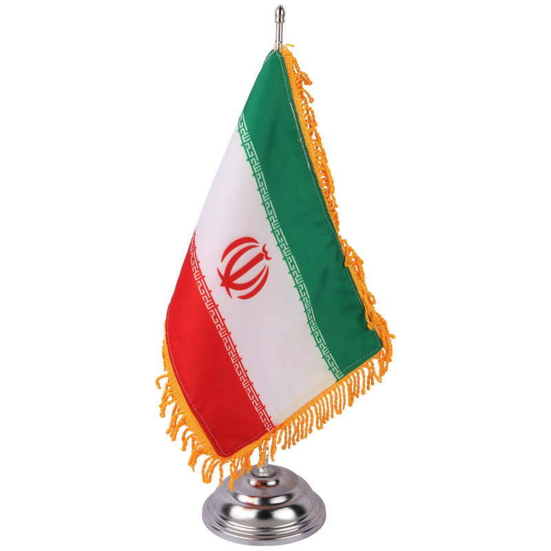 پرچم رومیزی فلزی طرح ایران