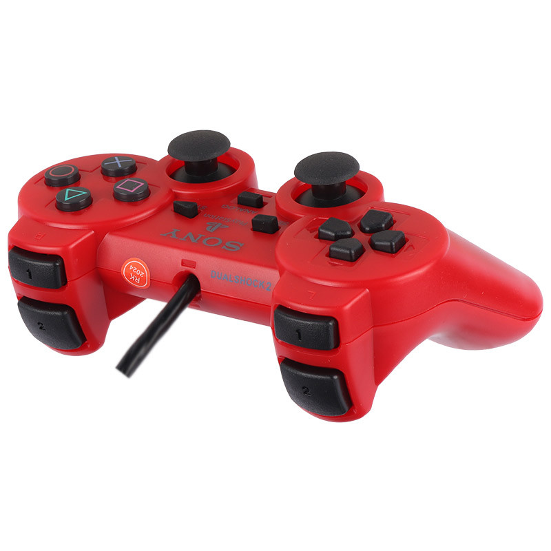 دسته بازی تک شوکدار Sony PS2 قرمز