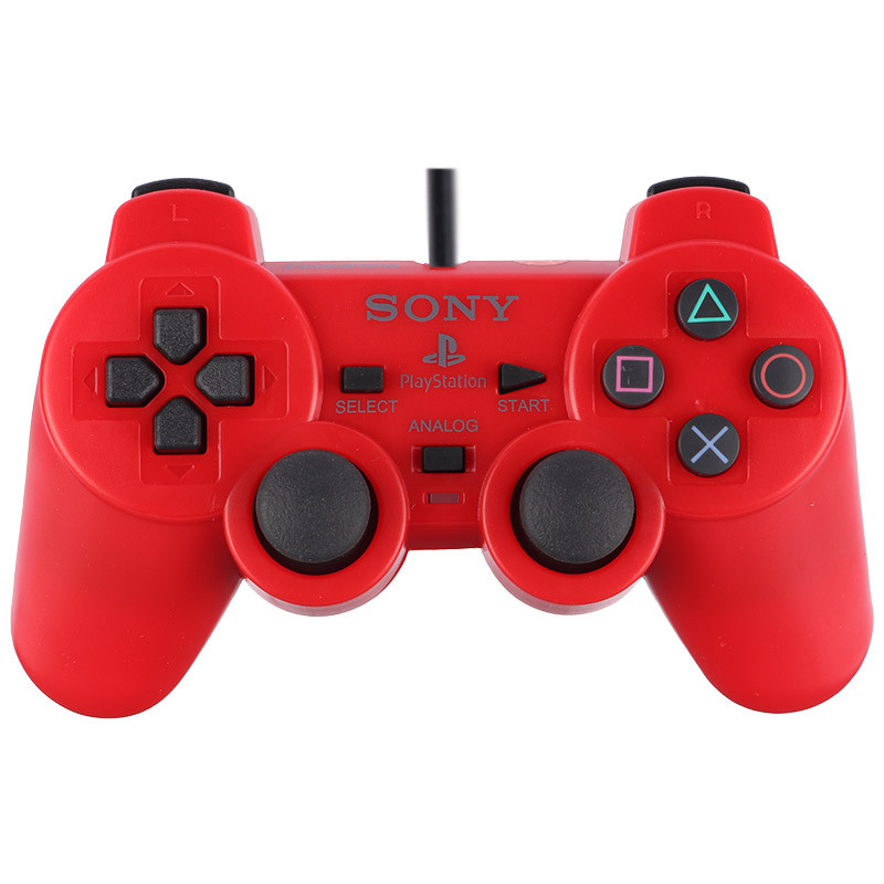 دسته بازی تک شوکدار Sony PS2 قرمز