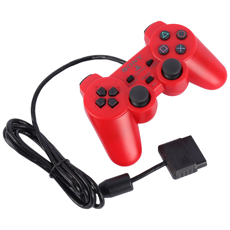 دسته بازی تک شوکدار Sony PS2 قرمز
