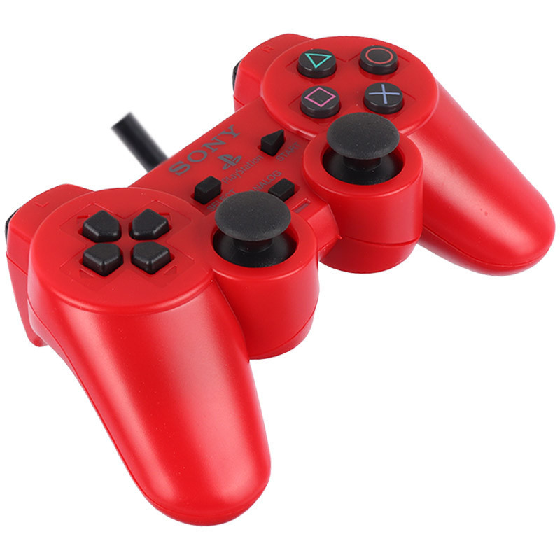 دسته بازی تک شوکدار Sony PS2 قرمز