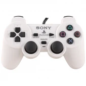 دسته بازی تک شوکدار Sony PS2 سفید