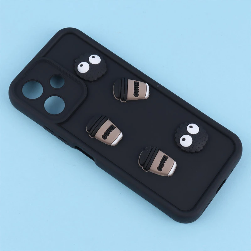 قاب سولید کیس عروسکی پاستیلی محافظ لنزدار Xiaomi Redmi 12 5G