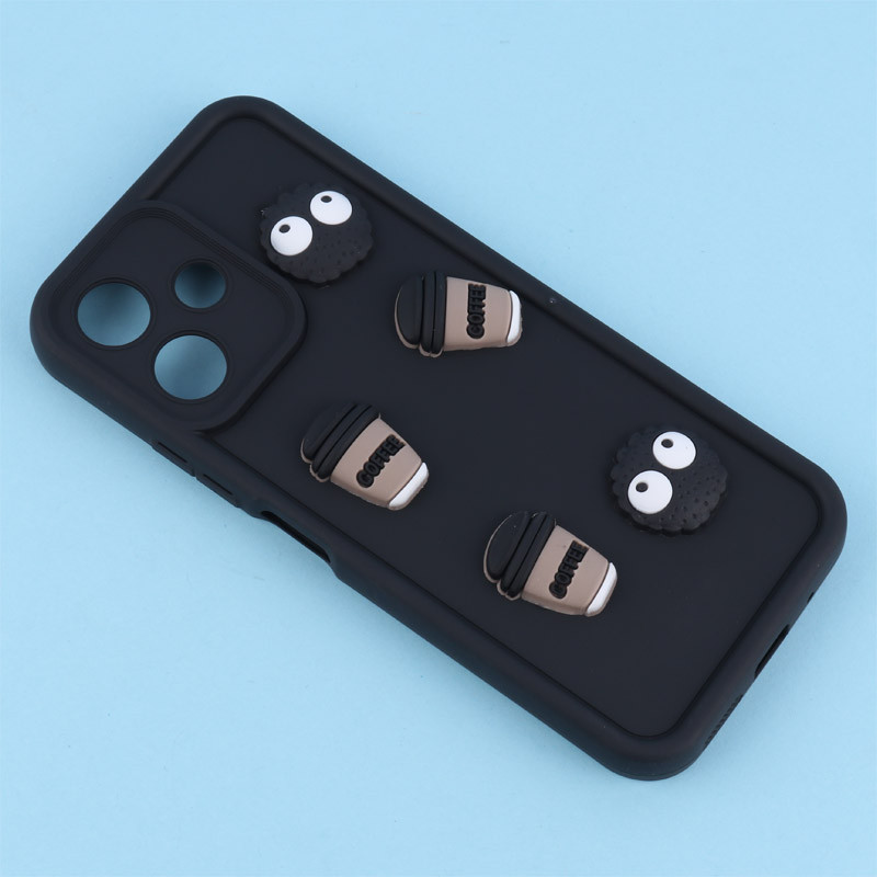 قاب سولید کیس عروسکی پاستیلی محافظ لنزدار Xiaomi Redmi 12 5G