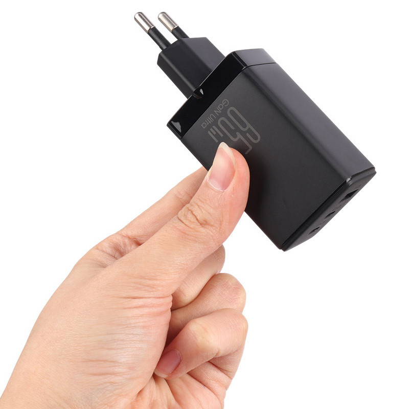 شارژر دیواری فست شارژ Joyroom JR-TCG01 3Port 3.25A QC3.0 PD 65W + کابل تبدیل تایپ سی