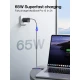 شارژر دیواری فست شارژ Joyroom JR-TCG01 3Port GaN 3.25A QC3.0 PD 65W + کابل تبدیل تایپ سی