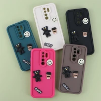 قاب سیلیکونی Fashion Case عروسک برجسته محافظ لنزدار Xiaomi Redmi Note 8 Pro