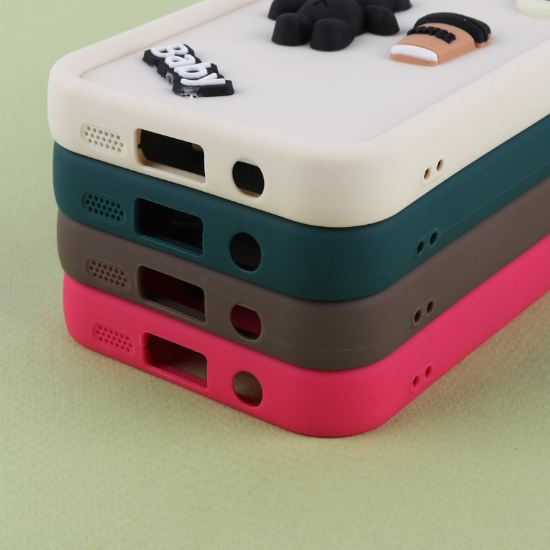 قاب سیلیکونی Fashion Case عروسک برجسته محافظ لنزدار Xiaomi Redmi Note 8 Pro