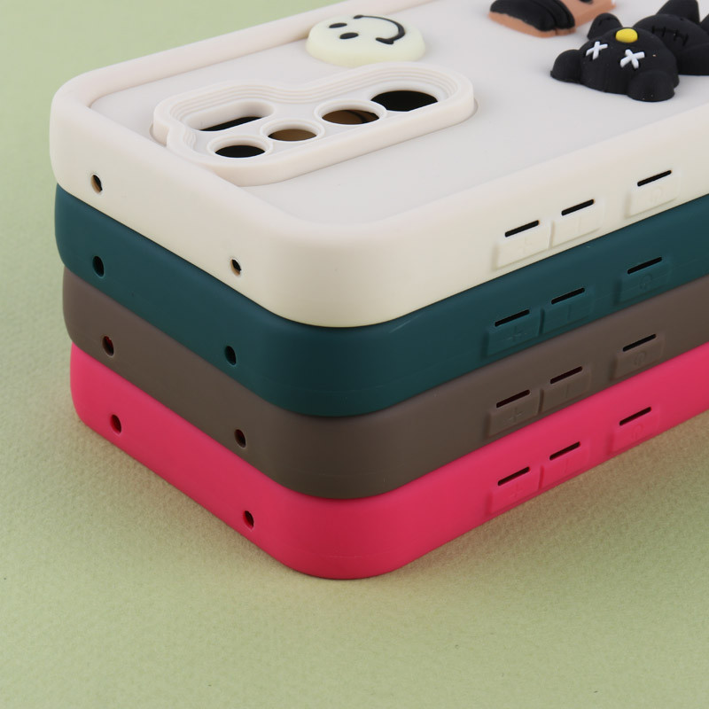قاب سیلیکونی Fashion Case عروسک برجسته محافظ لنزدار Xiaomi Redmi Note 8 Pro