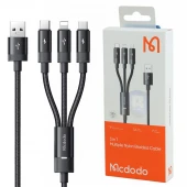 کابل ۳ سر فست شارژ Mcdodo CA-579 3A 1.2m
