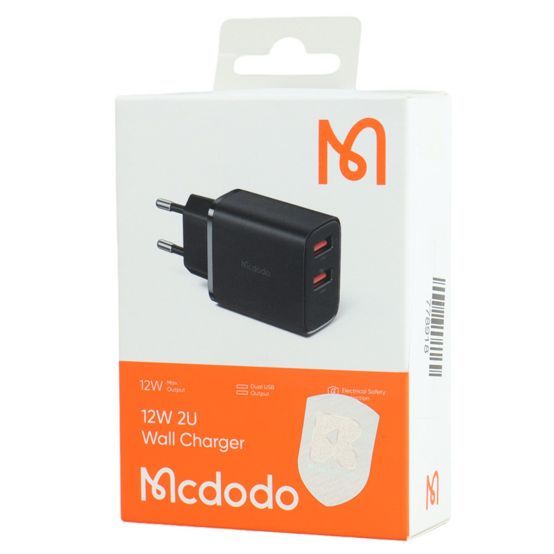 کلگی فست شارژ Mcdodo CH-507 2Port 2.4A 12W