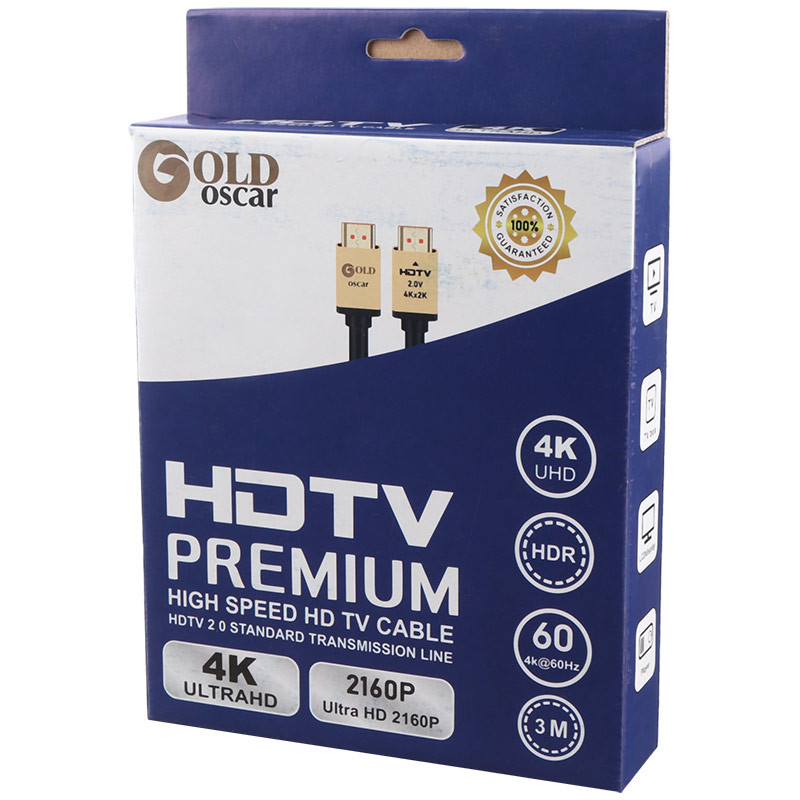 کابل Gold Oscar HDMI V2.0 4K 3m