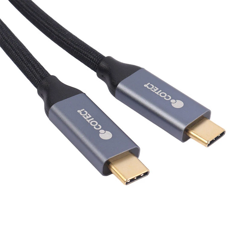 کابل تبدیل فست شارژ Coteci 87308 Type-C To Type-C PD 240W 1m