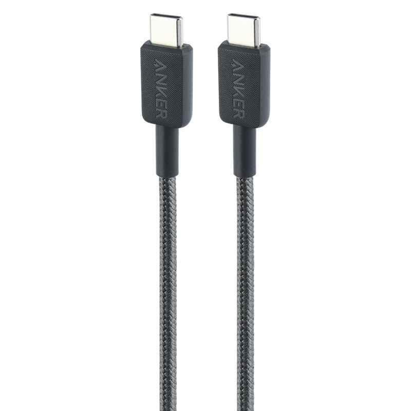 کابل تبدیل فست شارژ Anker PowerLine A81F5 Type-C To Type-C PD 60W 0.9m