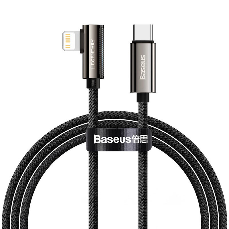 کابل تبدیل فست شارژ Baseus CATLCS-01 Type-C to Lightning PD 20W 1m یکسر L