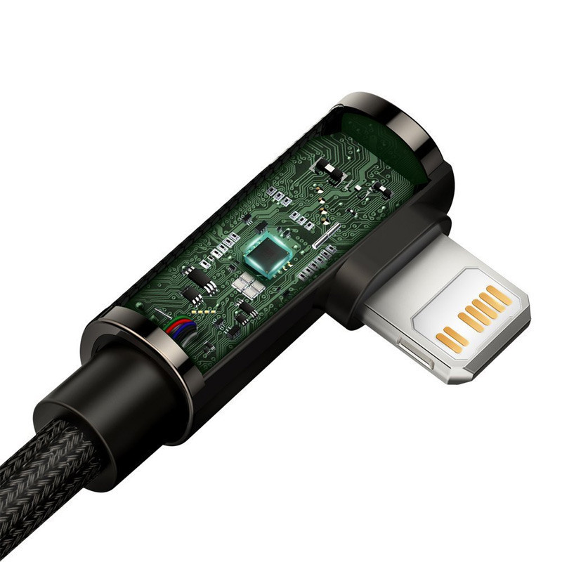 کابل تبدیل فست شارژ Baseus CATLCS-01 Type-C to Lightning PD 20W 1m یکسر L