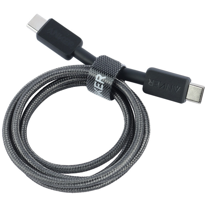 کابل تبدیل فست شارژ Anker PowerLine A81F5 Type-C To Type-C PD 60W 0.9m