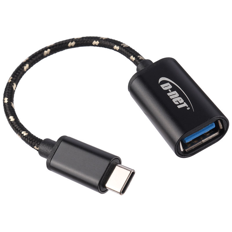 تبدیل D-Net OTG USB To Type-C 10cm