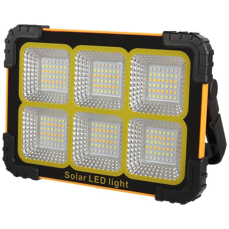 پروژکتور سیار شارژی و پاور بانک خورشیدی 887 Solar LED Light