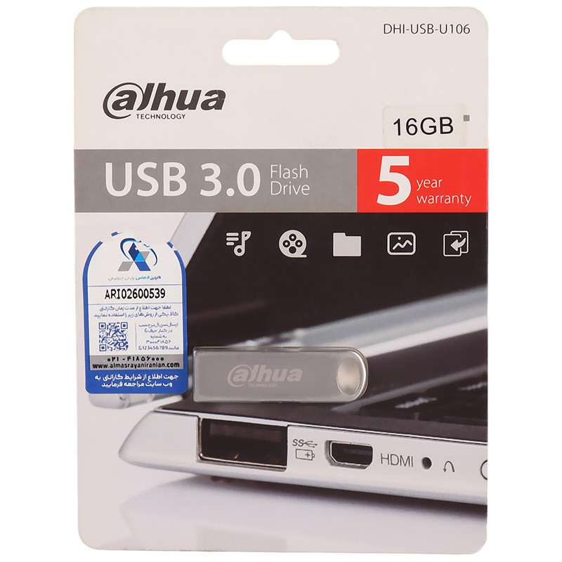 فلش 16 گیگ داهوا Dahua U106 USB3.0