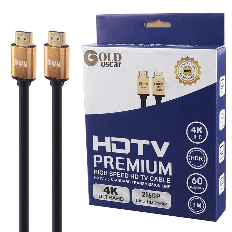 کابل Gold Oscar HDMI V2.0 4K 3m