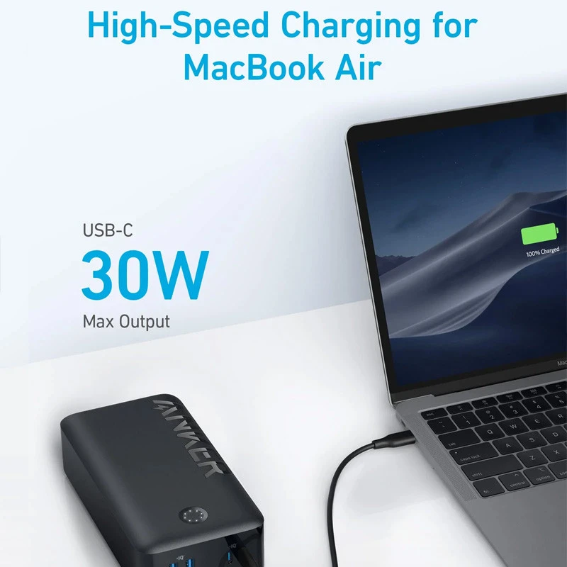 پاور بانک فست شارژ 40000 انکر Anker A1377 30W