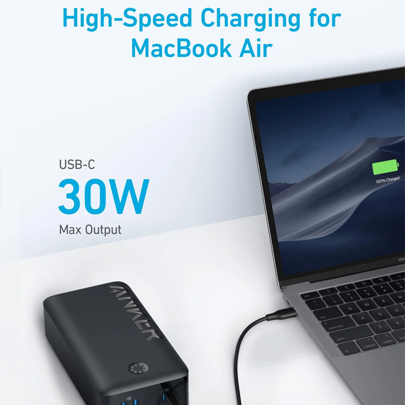 پاور بانک فست شارژ 40000 انکر Anker A1377 30W