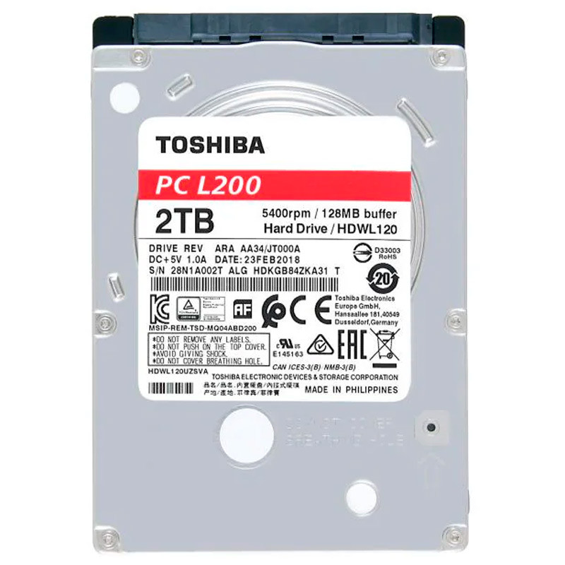 هارد اینترنال توشیبا Toshiba L200 2TB