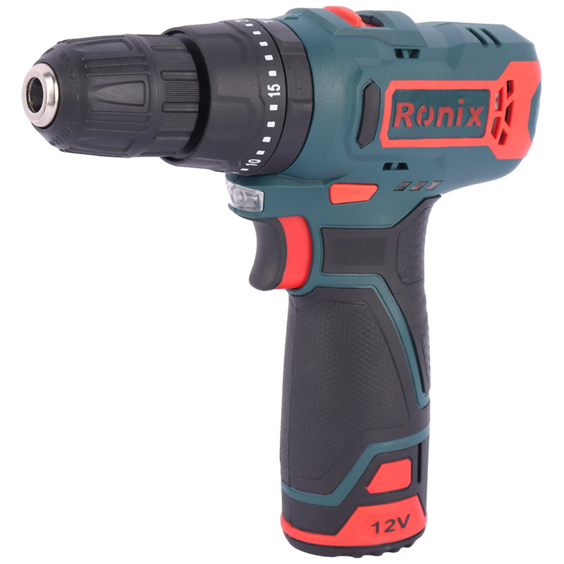 کیت دریل پیچ گوشتی شارژی چکشی Ronix 8101K