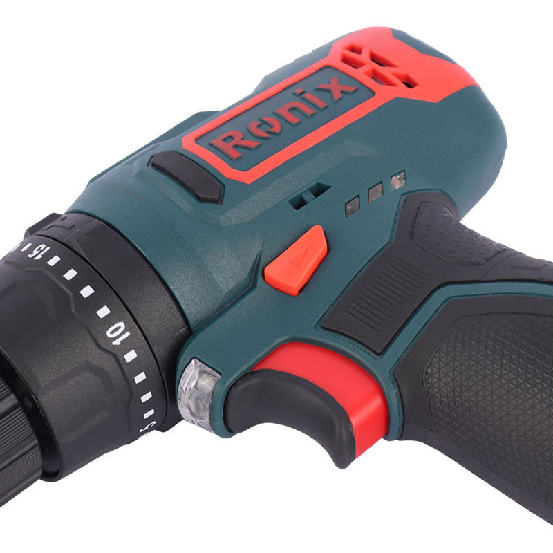 کیت دریل پیچ گوشتی شارژی چکشی Ronix 8101K
