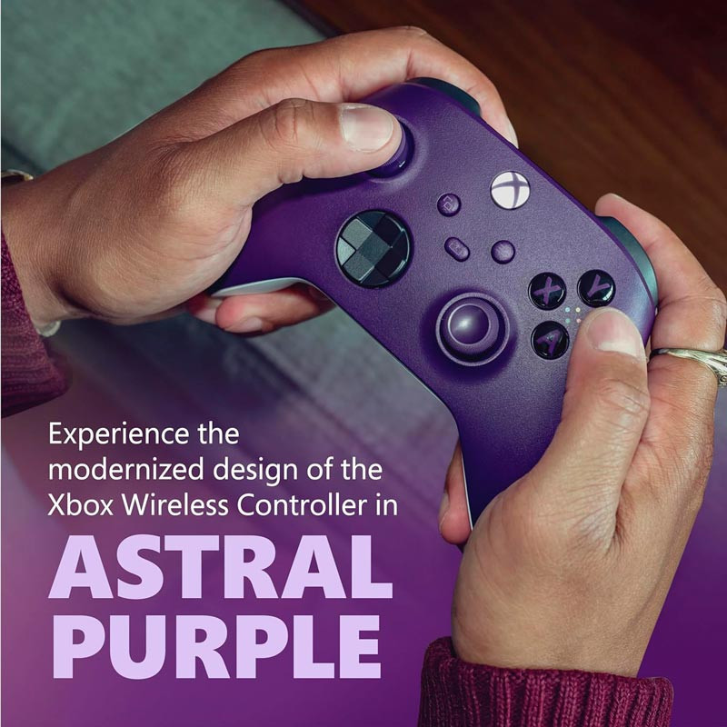 دسته بازی بی سیم Microsoft XBOX Series X/S Astral Purple