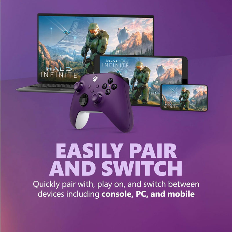 دسته بازی بی سیم Microsoft XBOX Series X/S Astral Purple