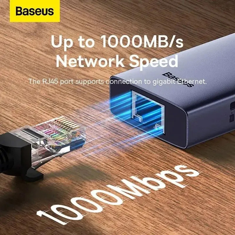 هاب 3 پورت USB3.0 باسئوس UltraJoy Series BS-OH109 B0005280B811-12