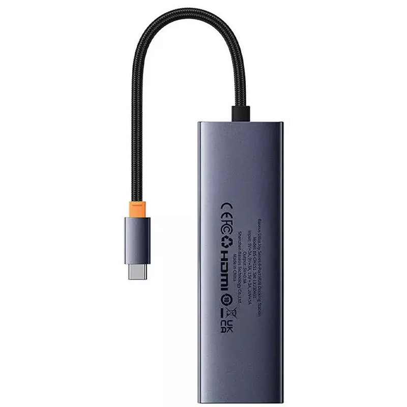 هاب Baseus UltraJoy Series BS-OH151 USB 3.0/HDMI/RJ45/Type-C PD To Type-C