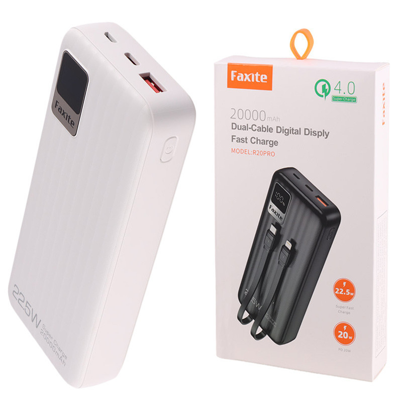 پاور بانک فست شارژ 20000 فاکسی تی Faxite R20 PRO QC4.0&nbsp;PD 22.5W