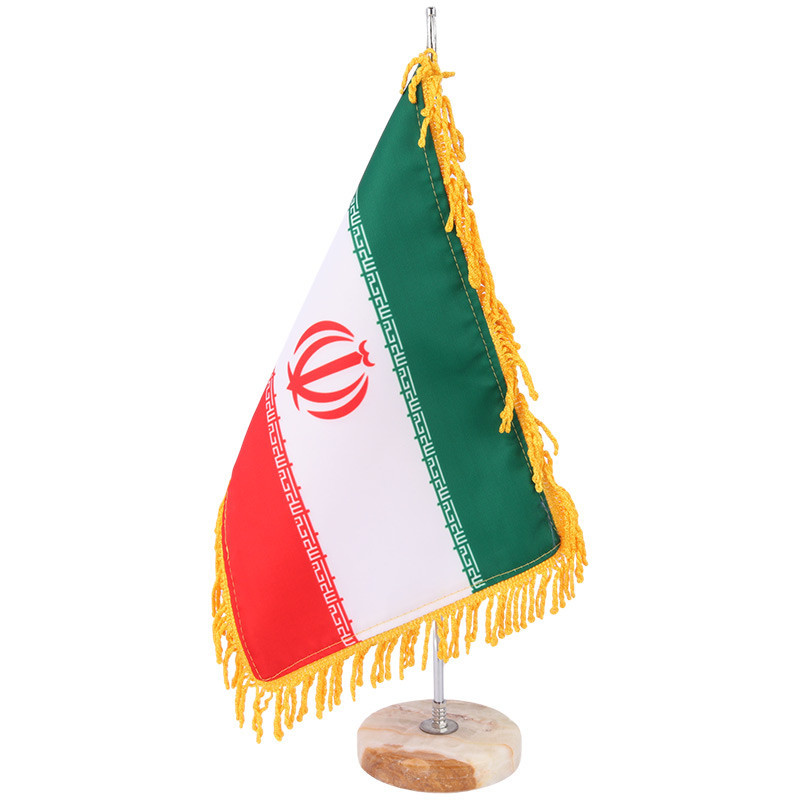 پرچم رومیزی سنگی طرح ایران