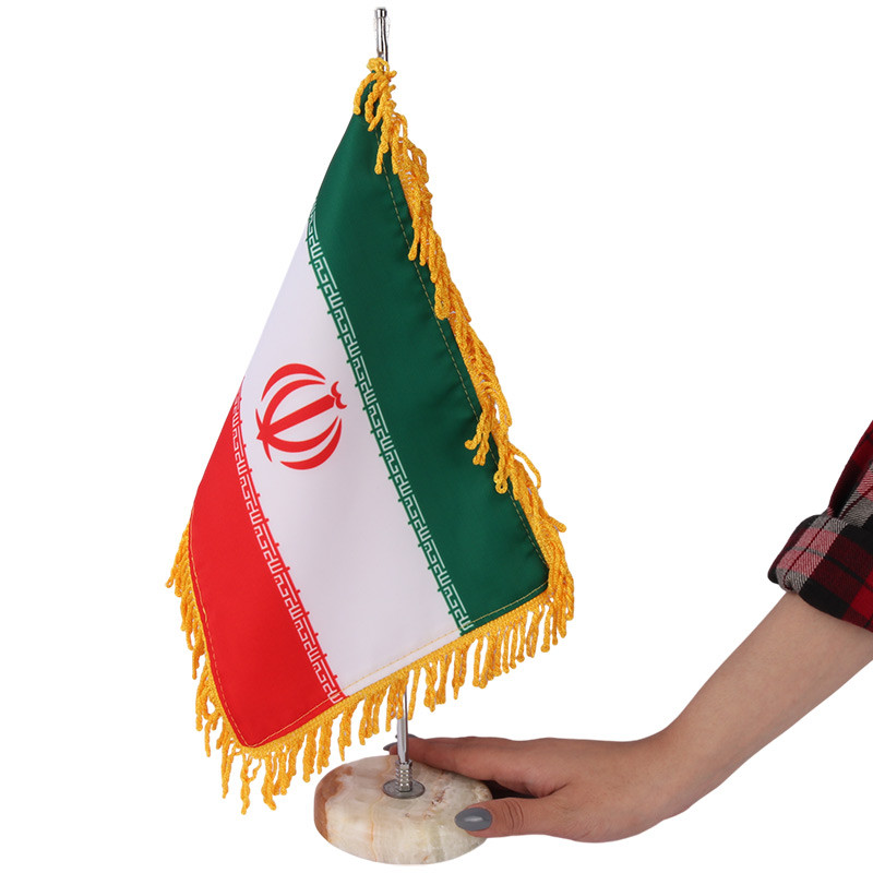 پرچم رومیزی سنگی طرح ایران