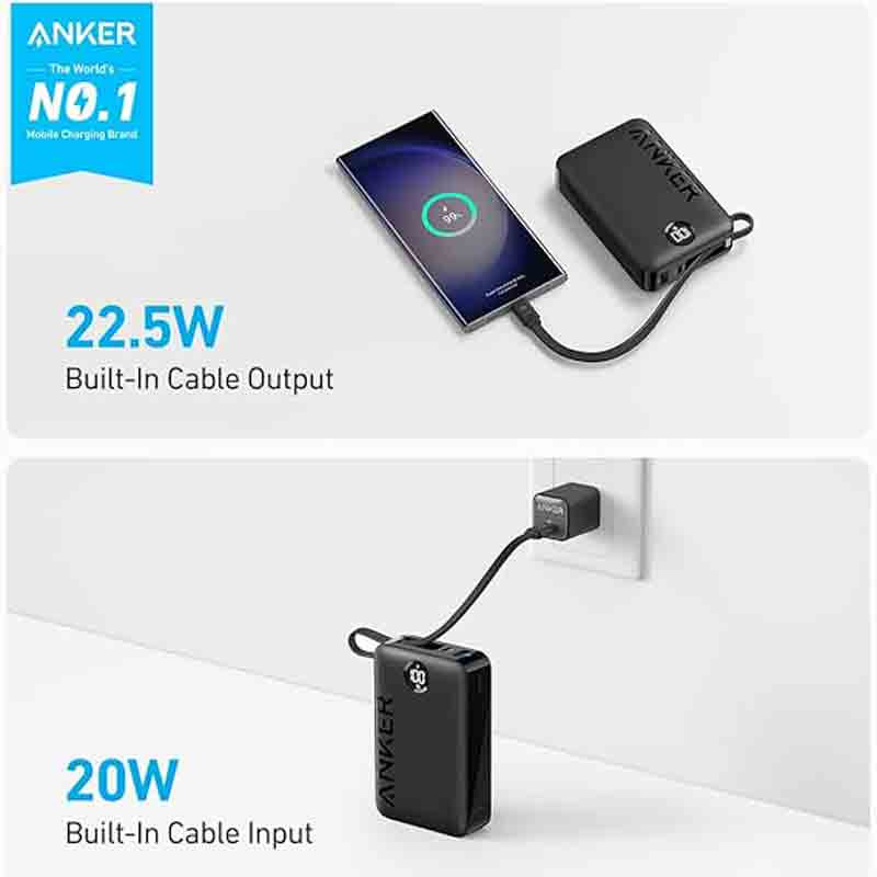 پاوربانک فست شارژ 20000 انکر Anker A1647 22.5W
