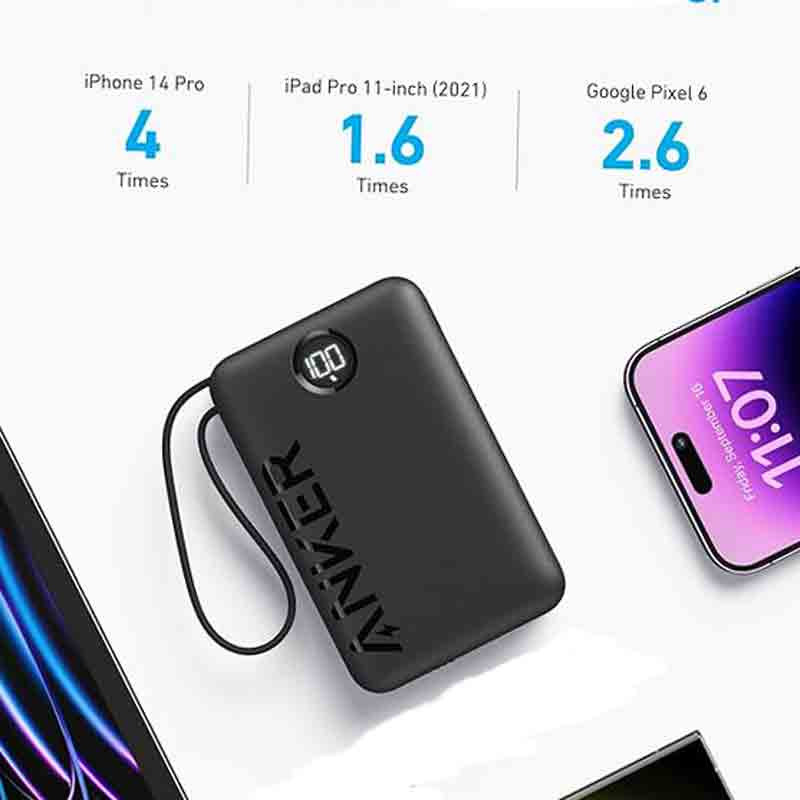 پاوربانک فست شارژ 20000 انکر Anker A1647 22.5W