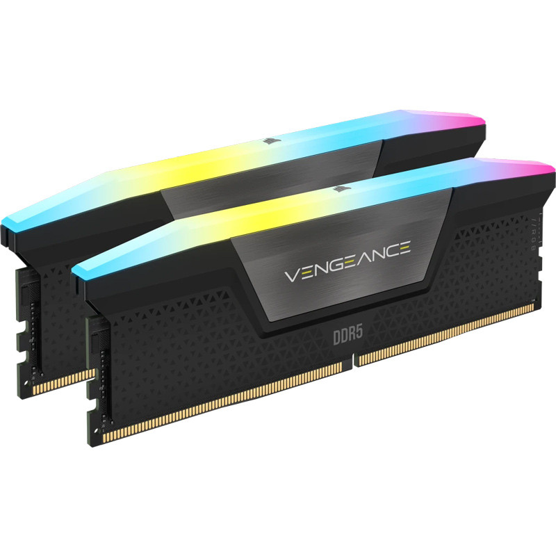 رم کامپیوتر Corsair Vengeance RGB DDR5 32GB 5600MHz CL40 Dual