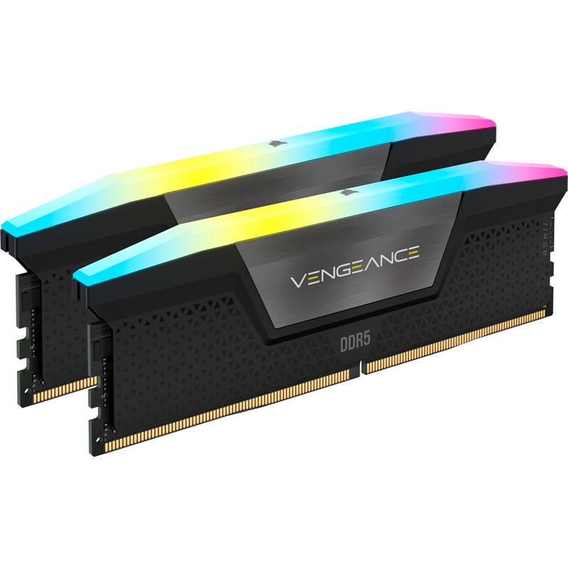 رم کامپیوتر Corsair Vengeance RGB DDR5 32GB 6000MHz CL36 Dual