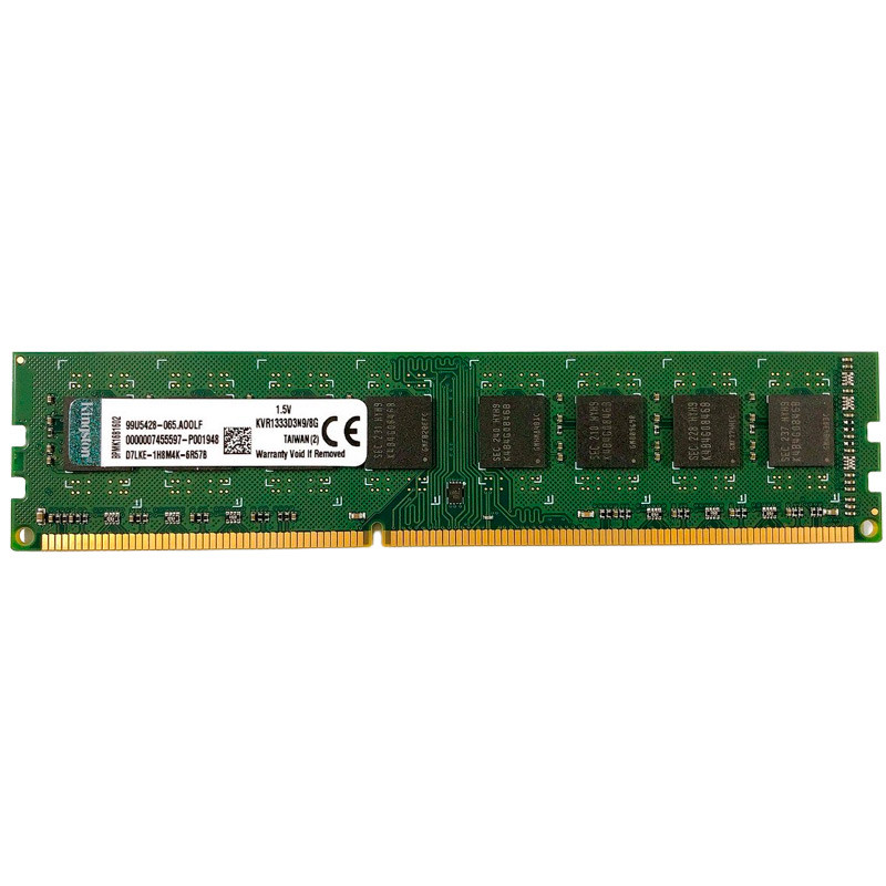رم کامپیوتر Kingston DDR3 1333MHz 8GB CL9&nbsp;Single