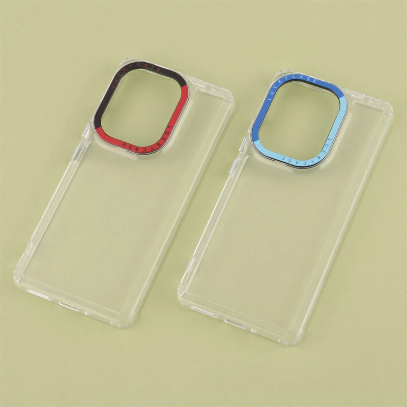 قاب PC پشت شفاف Lucky Case دور رنگی Xiaomi Redmi Note 13 Pro 4G