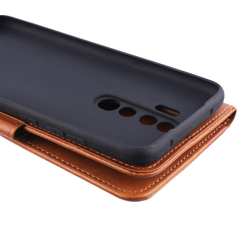کیف چرمی مگنتی محافظ لنزدار Xiaomi Redmi Note 8 Pro