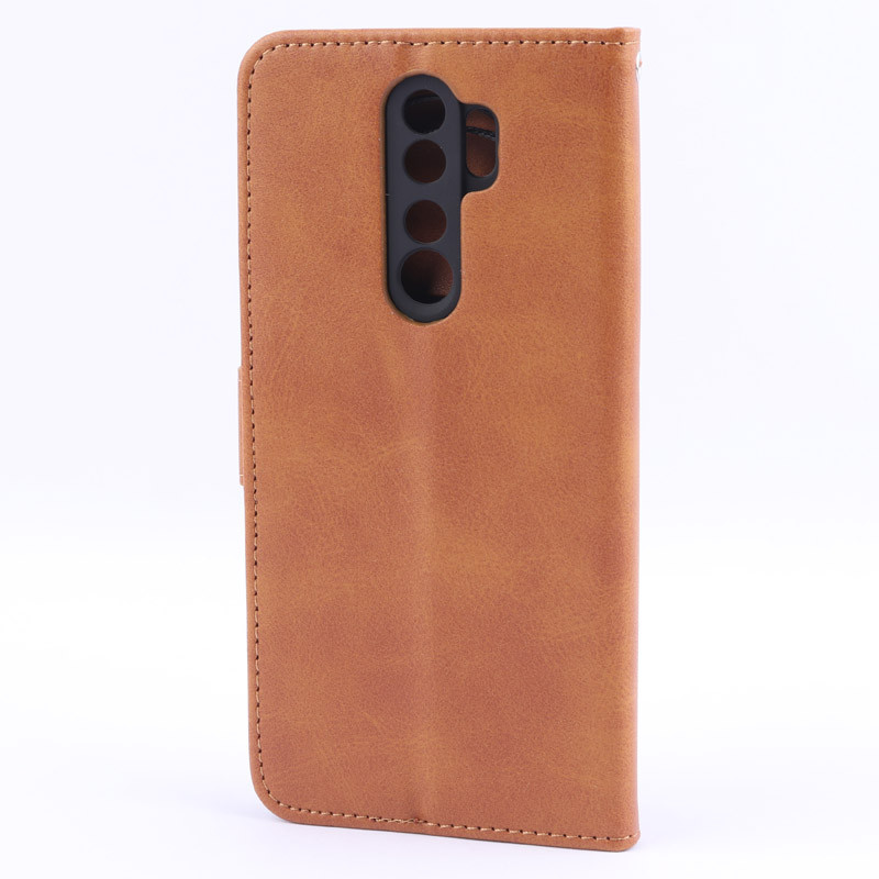 کیف چرمی مگنتی محافظ لنزدار Xiaomi Redmi Note 8 Pro
