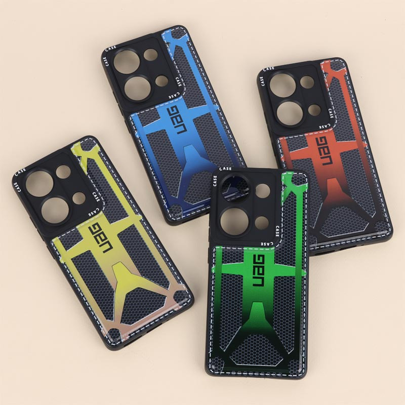 قاب ژله ای محافظ لنزدار UAG طرح دوخت Xiaomi Redmi Note 13 Pro 4G